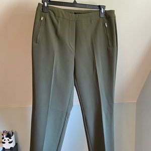 Olive green dress pant